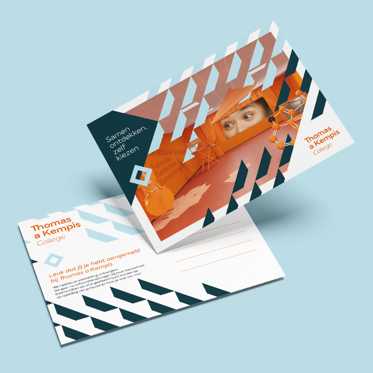 Thomas a Kempis College kaartje mock up