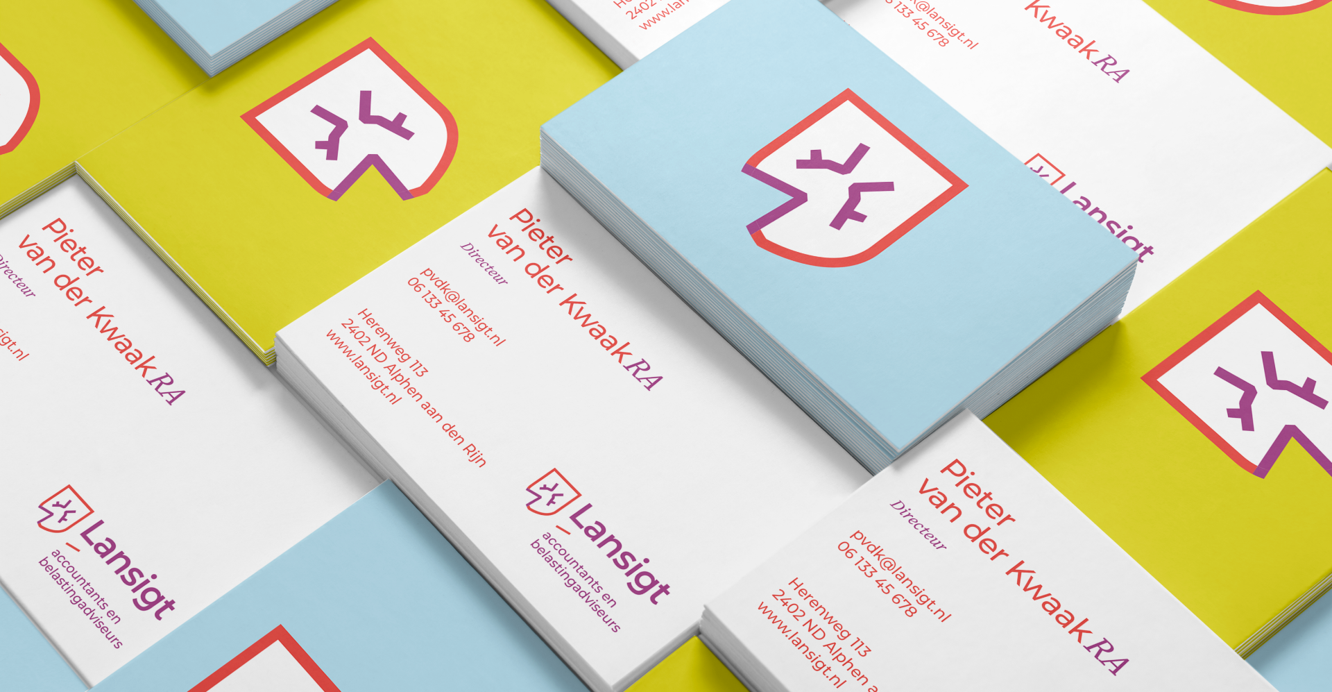 visitekaartjes van Lansigt acccountants en belastingadviseurs