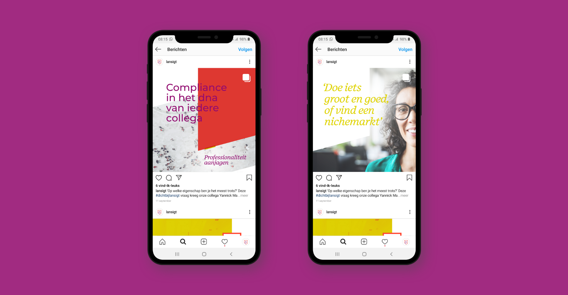 Social media post van Lansigt acccountants en belastingadviseurs