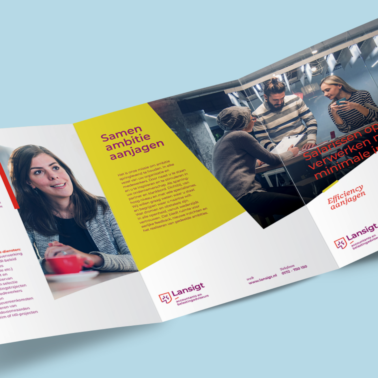 brochure van Lansigt acccountants en belastingadviseurs